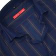 Stripes Dark Blue Shirt : Slim