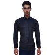 Stripes Dark Blue Shirt : Slim