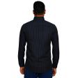 Stripes Dark Blue Shirt : Slim