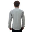 Self Design Gray Shirt : Slim