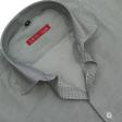 Self Design Gray Shirt : Slim