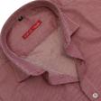 Self Design Rust Shirt : Slim