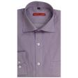 Self Design Purple Shirt : Slim