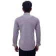Self Design Purple Shirt : Slim