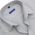 Self Design Gray Shirt : Slim