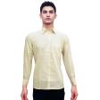 Plain Cream Shirt : Business