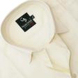 Plain Cream Shirt : Business