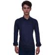 Plain Navy Blue Shirt : Business