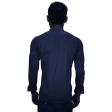 Plain Navy Blue Shirt : Business
