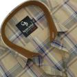 Checks Fawn Shirt : Business
