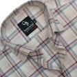 Checks Cream Shirt : Business