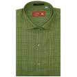 Checks Light Green Shirt : Business