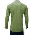 Checks Light Green Shirt : Business