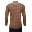 Checks Brown Shirt : Business