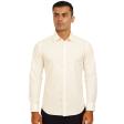 Plain Cream Shirt : Business