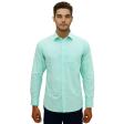 Plain Light Green Shirt : Business