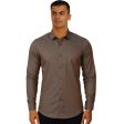 Plain Brown Shirt : Business