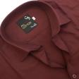Plain Dark Brown Shirt : Business