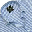 Stripes Light Blue Shirt : Business