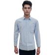 Stripes Light Blue Shirt : Business
