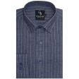 Stripes Dark Blue Shirt : Business