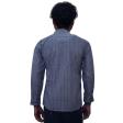 Stripes Dark Blue Shirt : Business