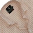 Stripes Peach Shirt : Business