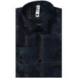 Print Black Shirt : Slim