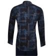 Print Black Shirt : Slim