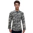 Print Black Shirt : Slim