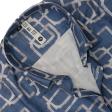 Print Blue Shirt : Slim