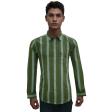 Stripes Green Shirt : Slim