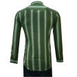 Stripes Green Shirt : Slim