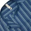 Stripes Dark Blue Shirt : Slim