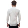 Self Design White Shirt : Business