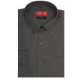 Plain Dark Gray Shirt : Business
