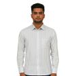 Stripes Blue Shirt : Business