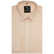Stripes Peach Shirt : Business