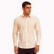 Stripes Peach Shirt : Business