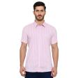 Stripes Peach Shirt : Business