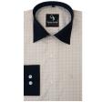 Checks Fawn Shirt : Business