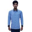 Checks Blue Shirt : Business