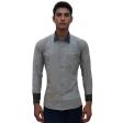 Checks Gray Shirt : Business