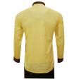 Self Design Lemon Shirt : Business