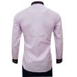 Self Design Mauve Shirt : Business