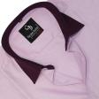 Self Design Mauve Shirt : Business