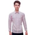 Self Design Pink Shirt : Business