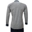 Self Design Blue Shirt : Business