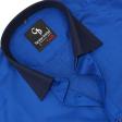 Plain Dark Blue Shirt : Business