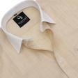Self Design Fawn Shirt : Business